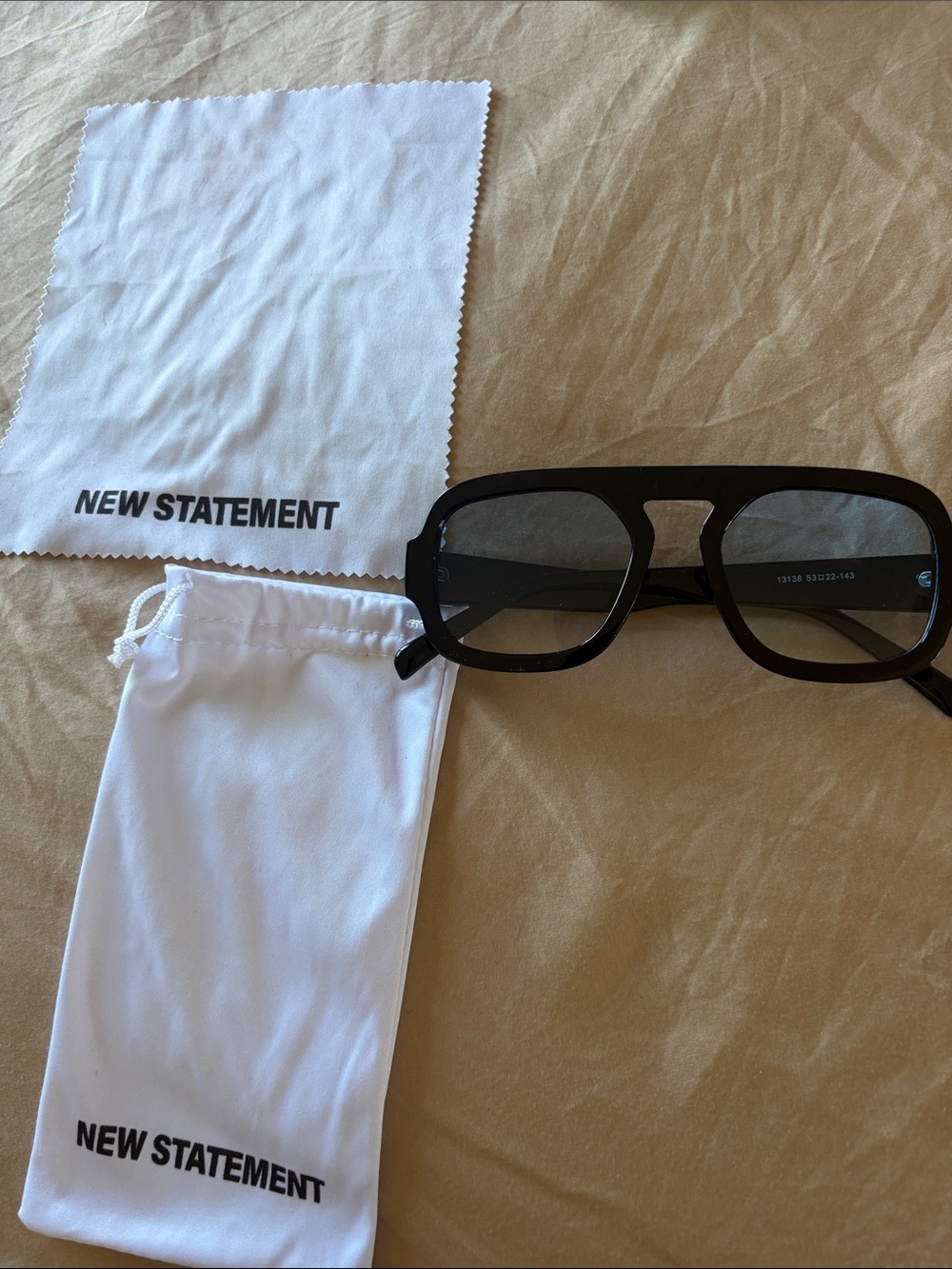 New Statement AZTEC Black Sunglasses